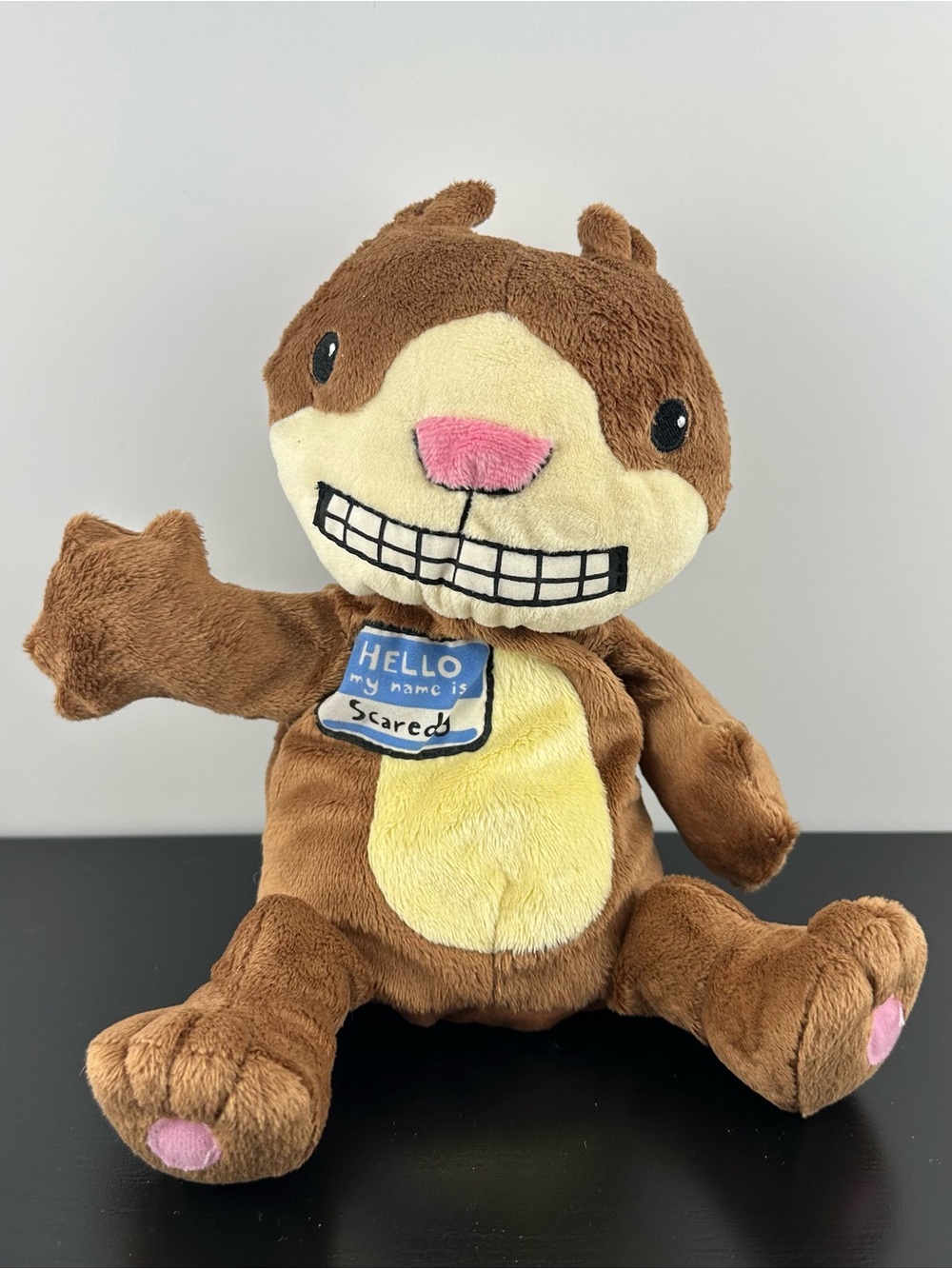 Scaredy Squirrel Hand Puppet Plush Stuffed Animal 11β Book Character